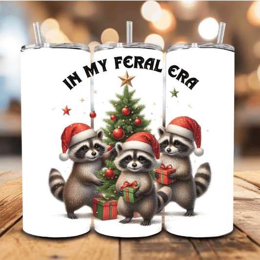 In My Feral Era Christmas Tumbler - Fresh Start Candles