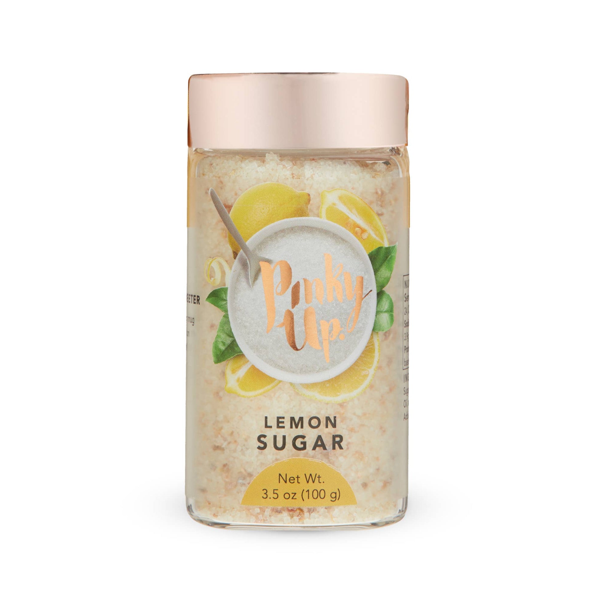 Lemon Sugar 3.5oz Glass Jar - Fresh Start Candles