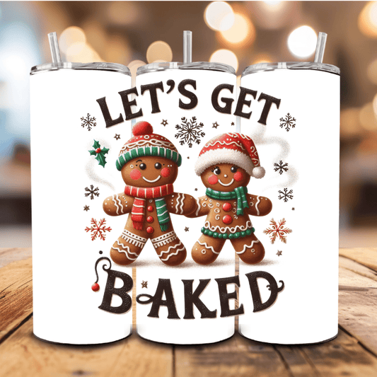 Let's Get Baked Christmas Tumbler - Fresh Start Candles