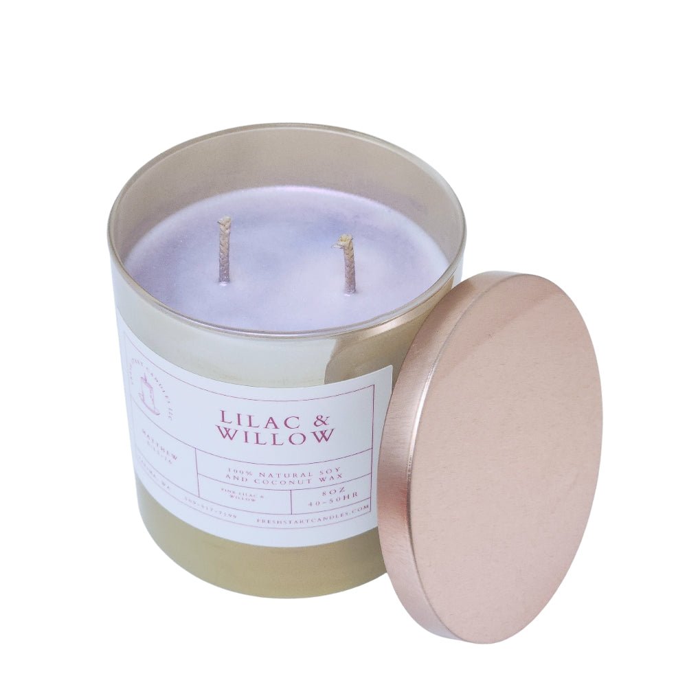 Lilac & Willow 8oz - Fresh Start Candles