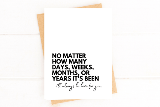 Loss Anniversary Card for Widow or Widower, Miscarriage - Fresh Start Candles