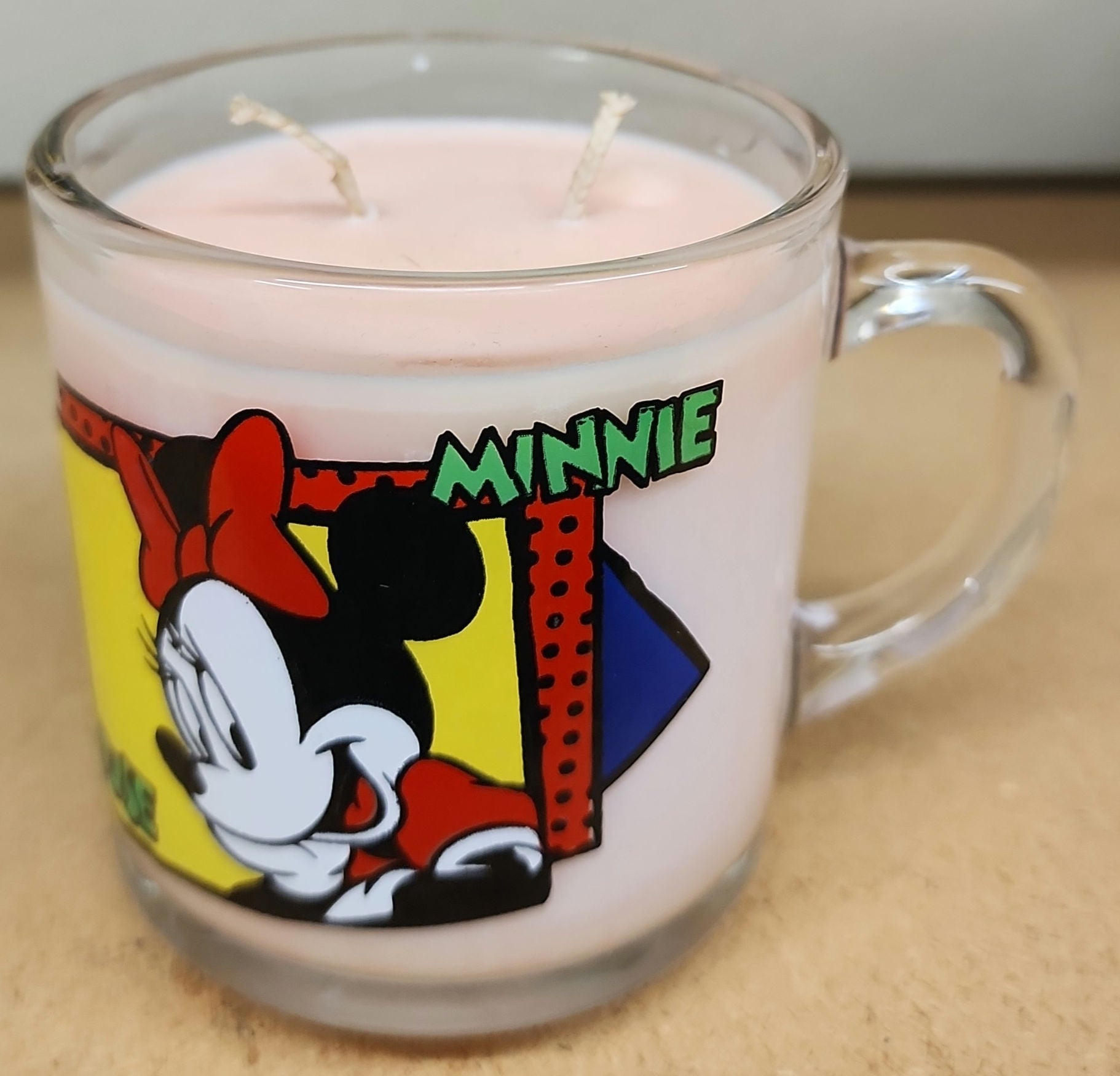 Mickey and Friends Glass Mug - Fresh Start Candles