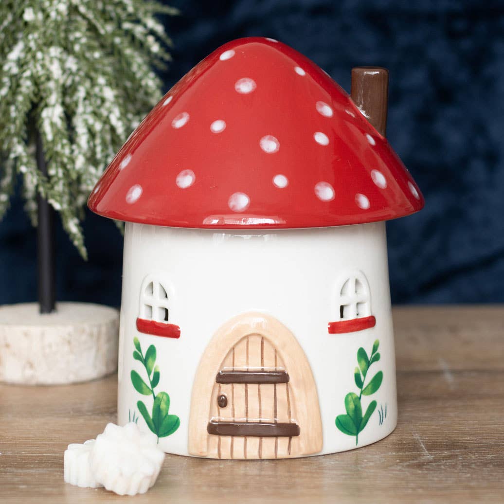 Mushroom House Oil Burner and Wax Warmer - Fresh Start Candles