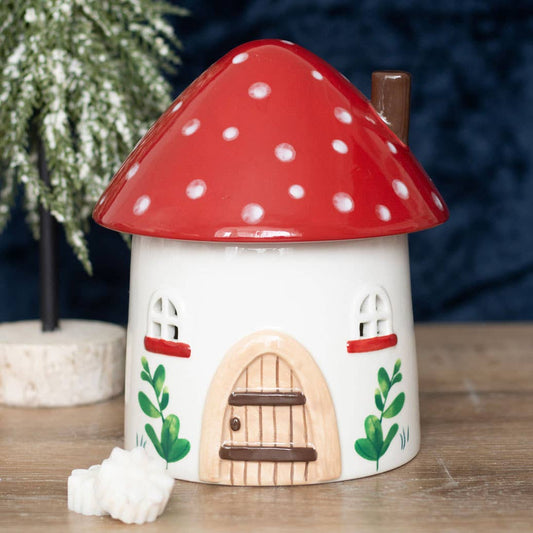 Mushroom House Oil Burner and Wax Warmer - Fresh Start Candles