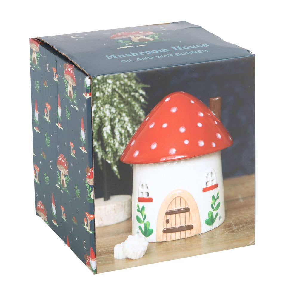 Mushroom House Oil Burner and Wax Warmer - Fresh Start Candles