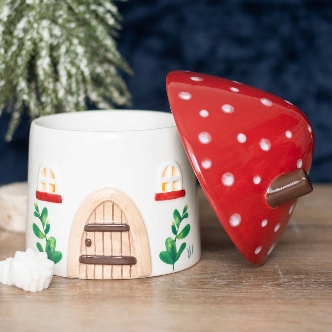 Mushroom House Oil Burner and Wax Warmer - Fresh Start Candles