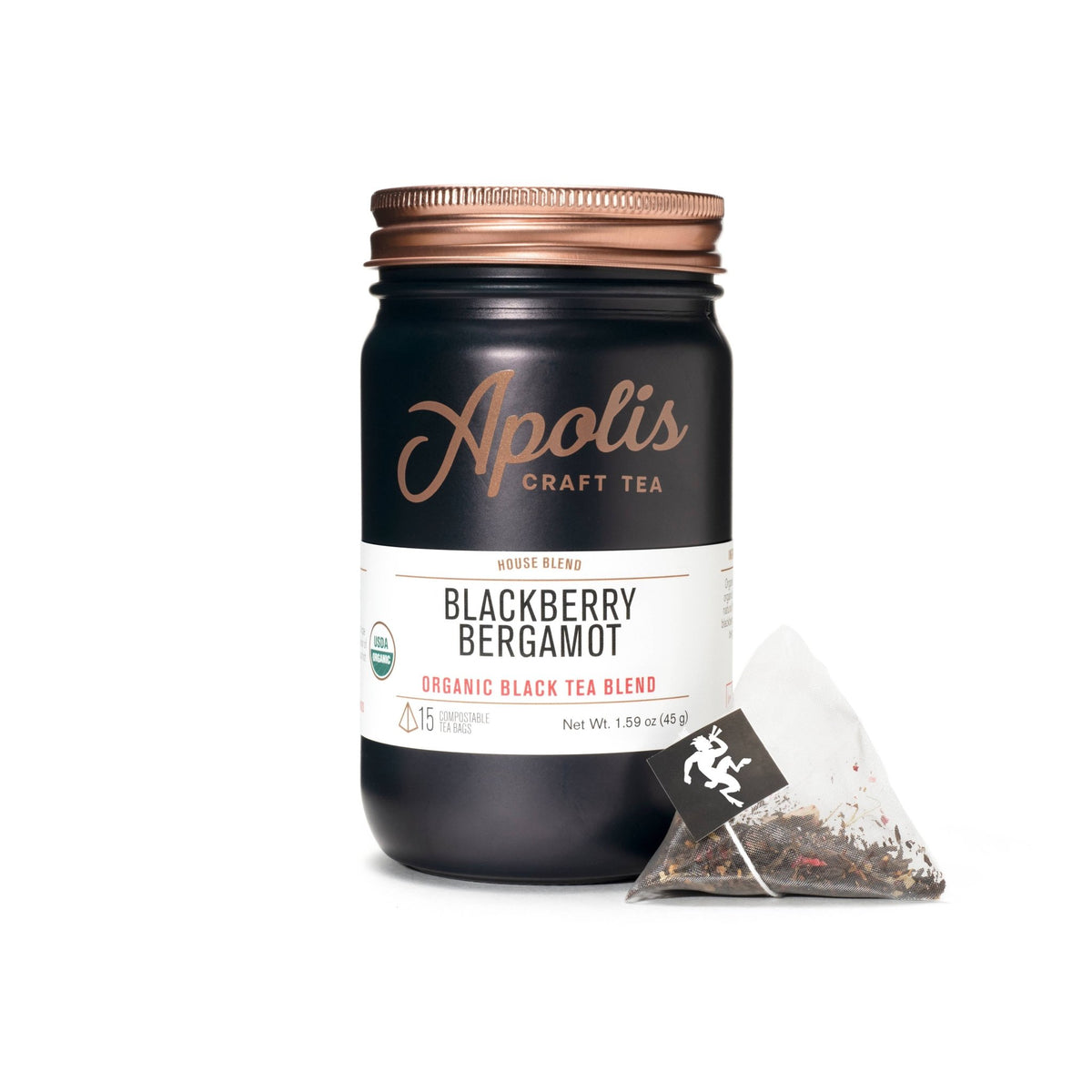 Organic Blackberry Bergamot - Tea Bags - Fresh Start Candles