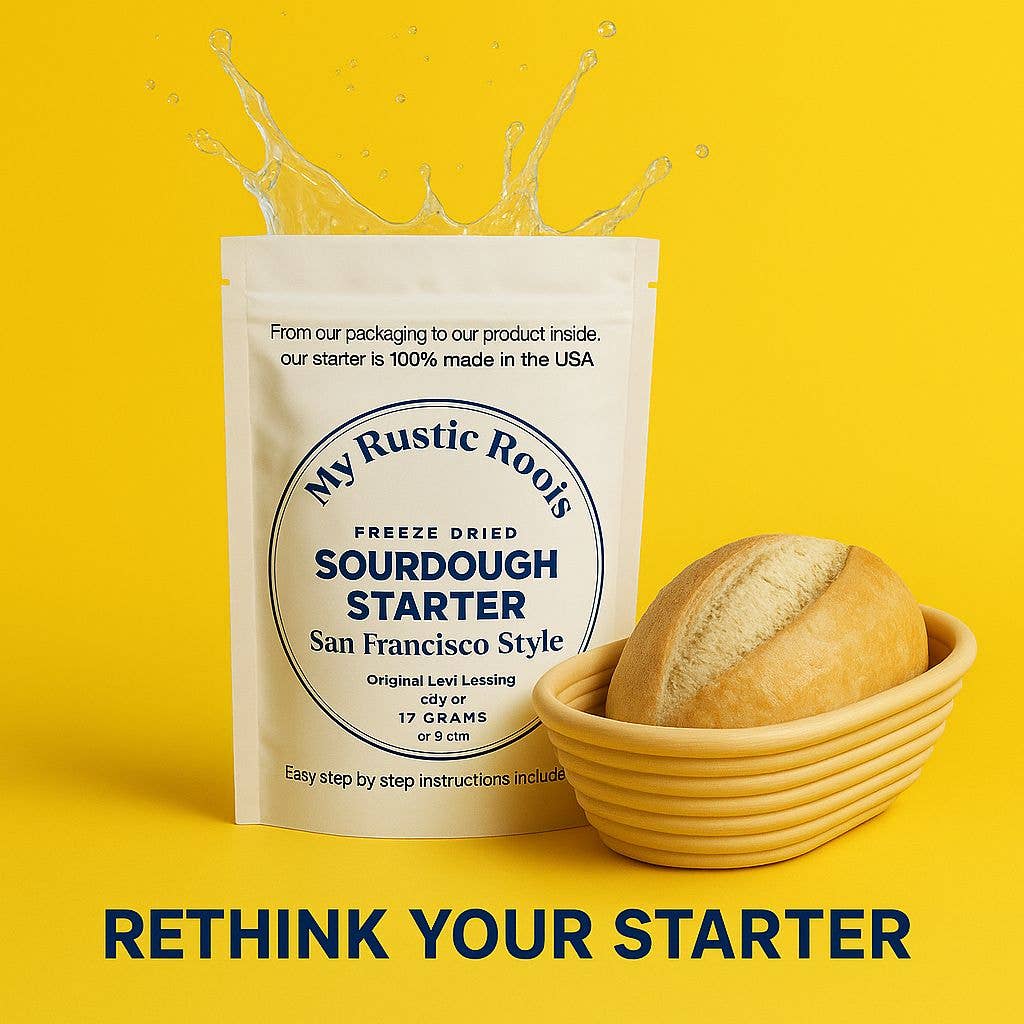 Organic, Non - GMO Sourdough Starter | Freeze Dried | 12gm - Fresh Start Candles