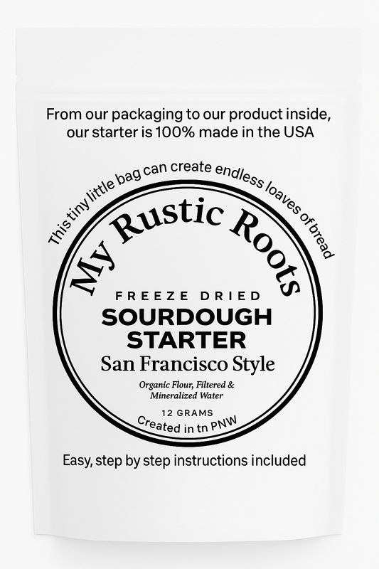 Organic, Non - GMO Sourdough Starter | Freeze Dried | 12gm - Fresh Start Candles