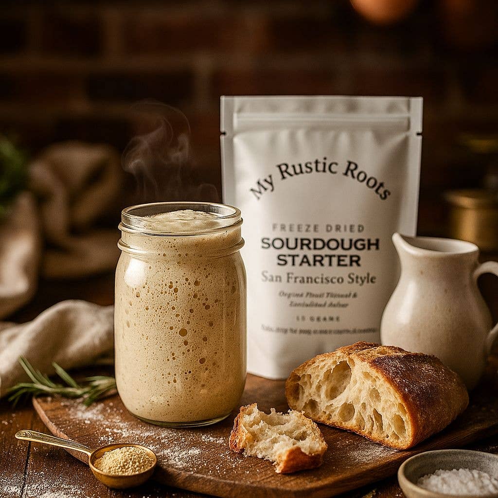 Organic, Non - GMO Sourdough Starter | Freeze Dried | 12gm - Fresh Start Candles