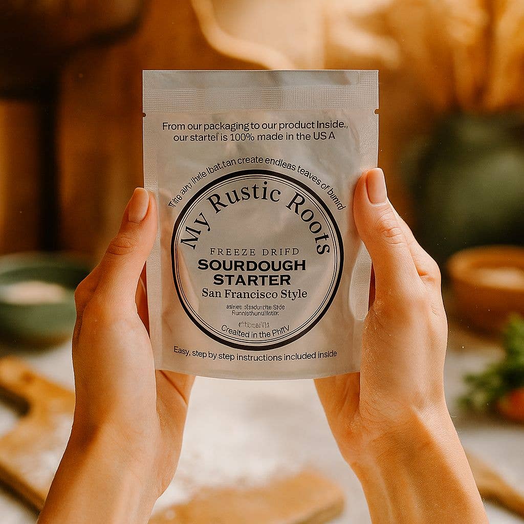 Organic, Non - GMO Sourdough Starter | Freeze Dried | 12gm - Fresh Start Candles