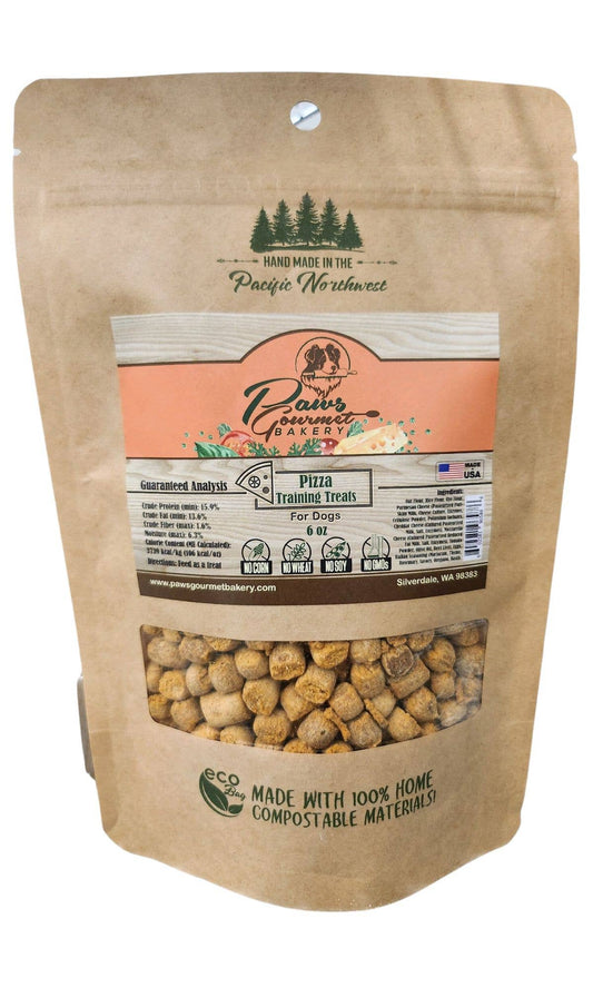Paws Gourmet Bakery Pizza Training Treats 6 - oz - Fresh Start Candles