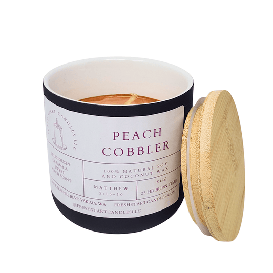 Peach Cobbler 8oz - Fresh Start Candles