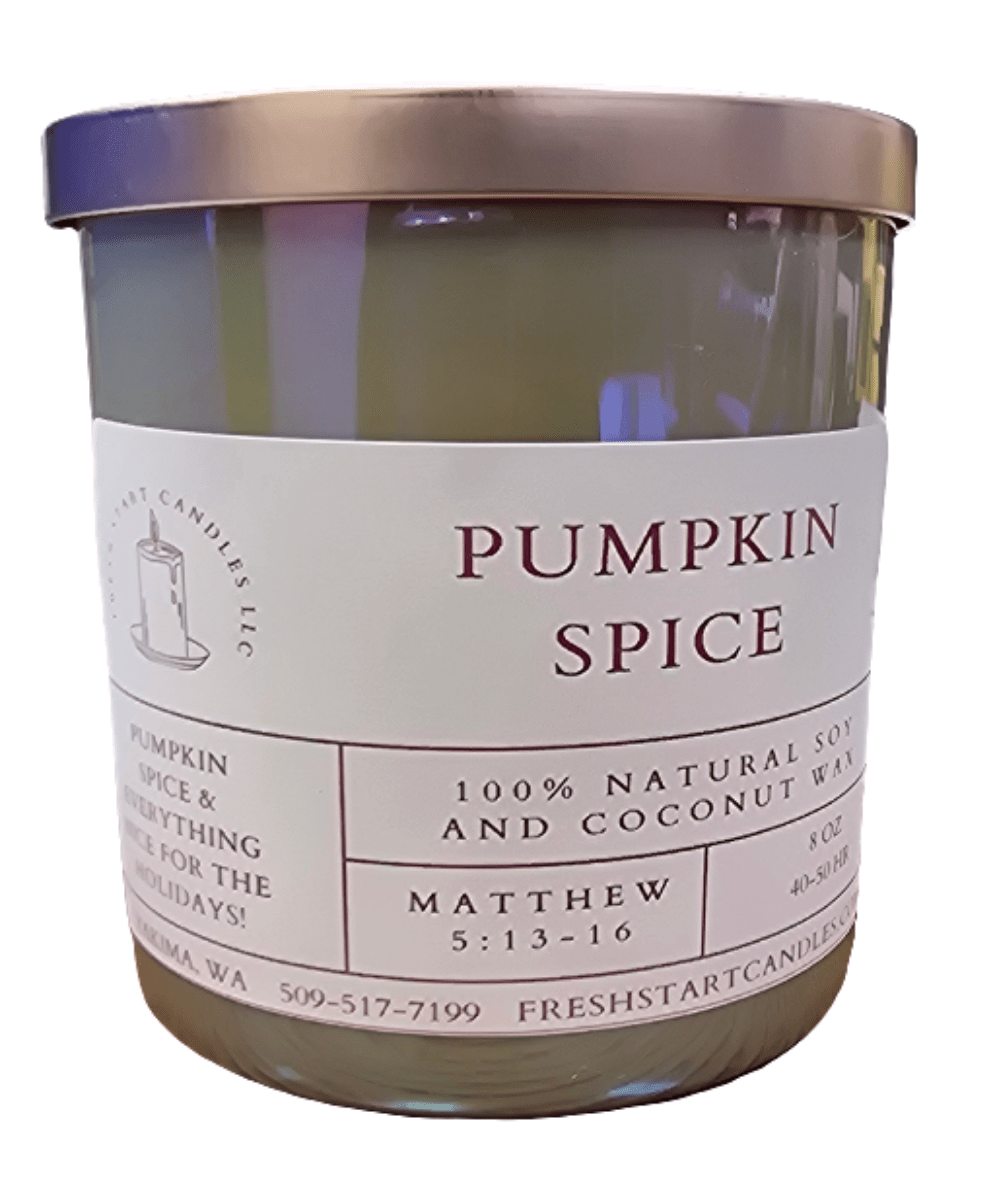 Pumpkin Spice 8oz - Fresh Start Candles