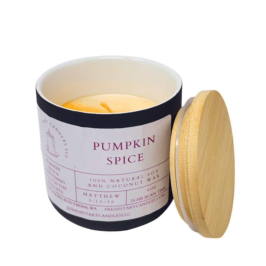 Pumpkin Spice 8oz - Fresh Start Candles