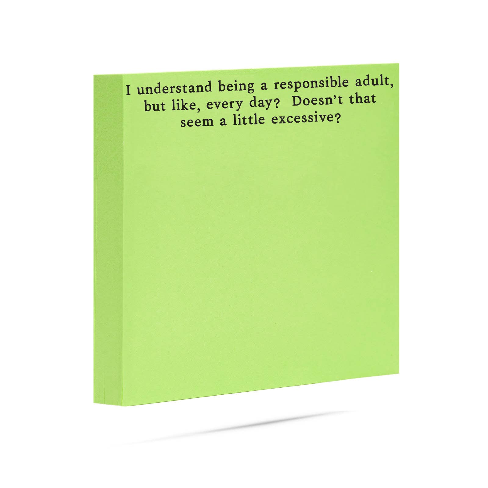 Responsible adult, but like everyday| sticky notes - Fresh Start Candles