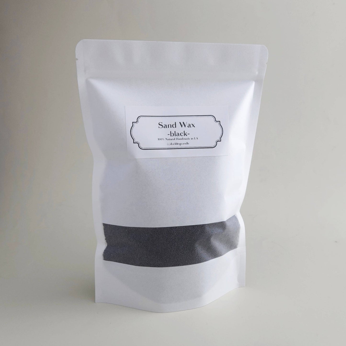 Sand Wax DIY Candle 100% Natural Pearled candle kit Black: Lavender - Fresh Start Candles