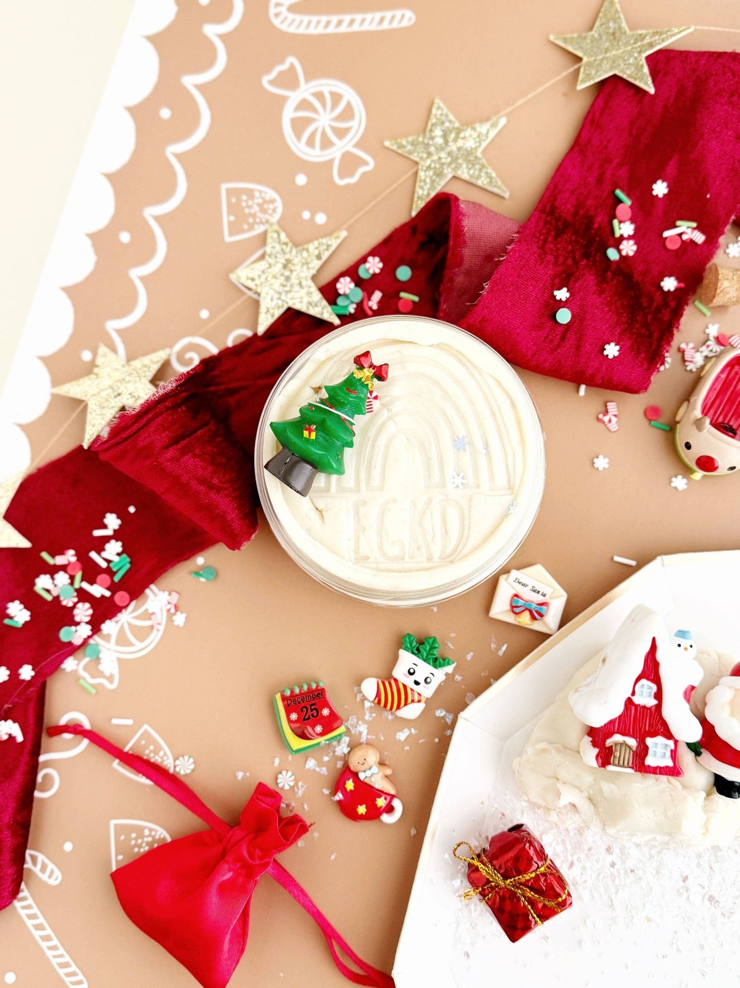 Santa's Cottage KidDough Play Kit - Fresh Start Candles