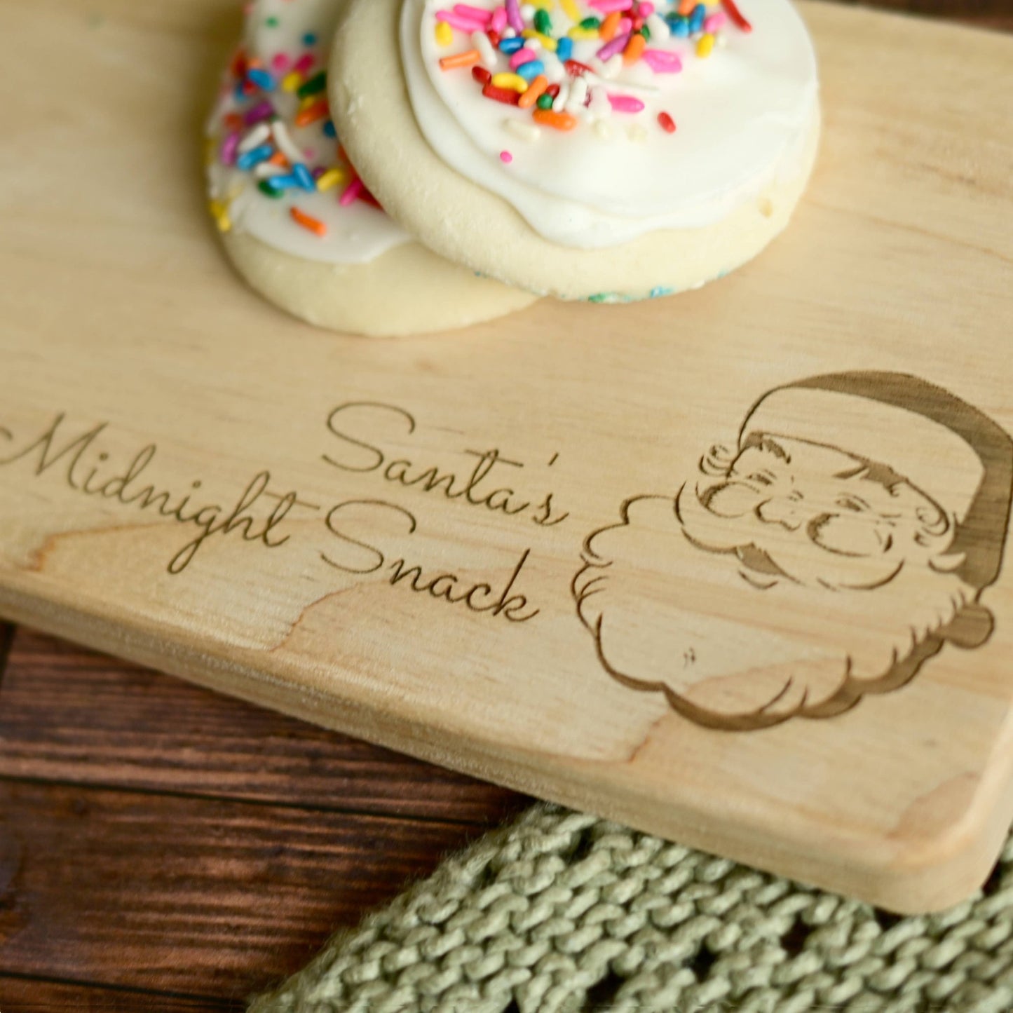 Santa's Midnight Snack Board for Holiday Milk and Cookies - Fresh Start Candles