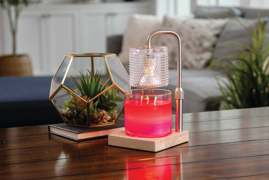 Silver Hobnail Candle Warmer Lamp - Fresh Start Candles