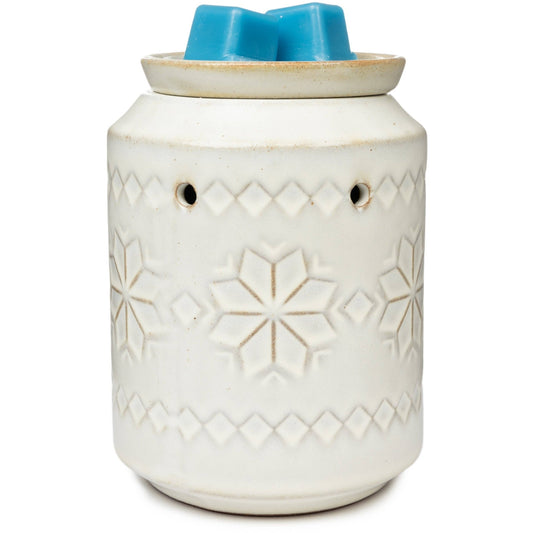 Snowflake Diamond Fragrance and Wax Warmer - Fresh Start Candles