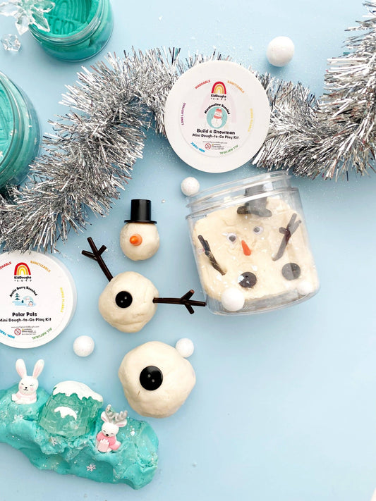 Snowman Mini Dough - To - Go - Fresh Start Candles