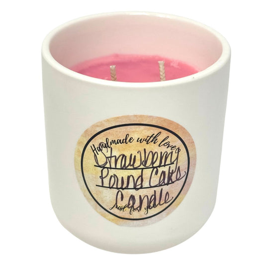 Strawberry Pound Cake 8oz - Fresh Start Candles