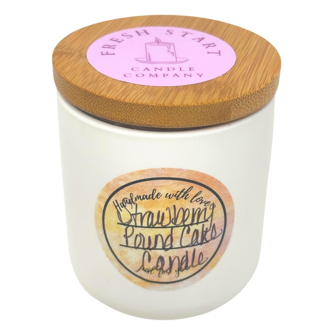 Strawberry Pound Cake 8oz - Fresh Start Candles