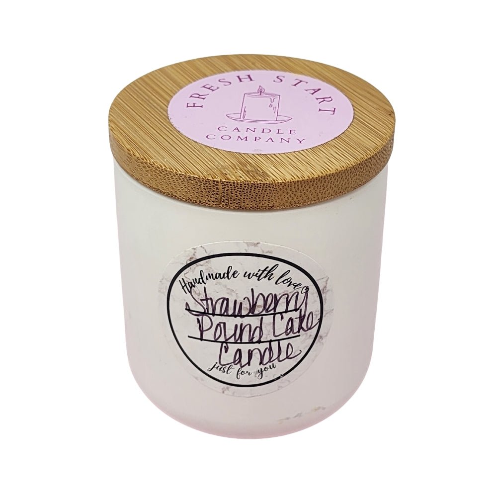 Strawberry Pound Cake 8oz - Fresh Start Candles