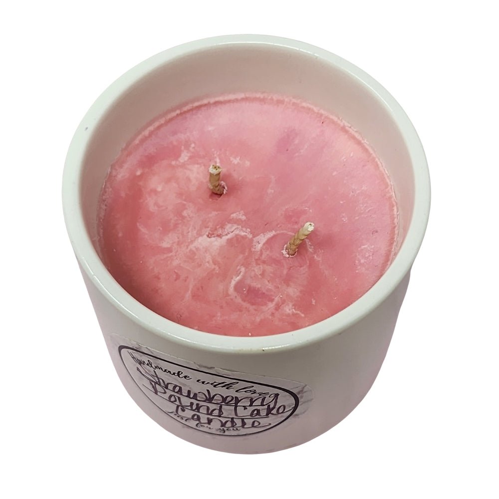 Strawberry Pound Cake 8oz - Fresh Start Candles