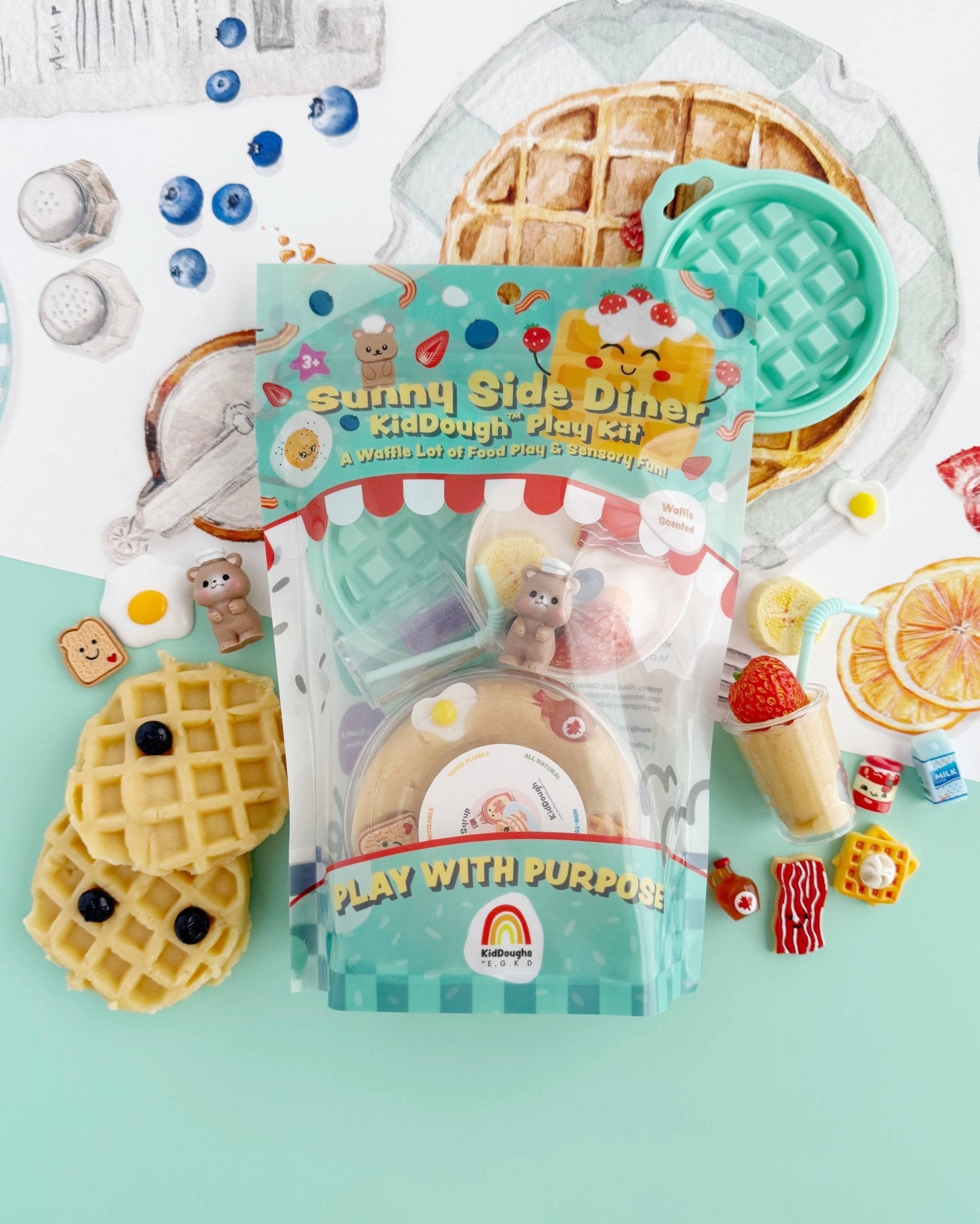 Sunny Side Diner KidDough Play Kit - Fresh Start Candles