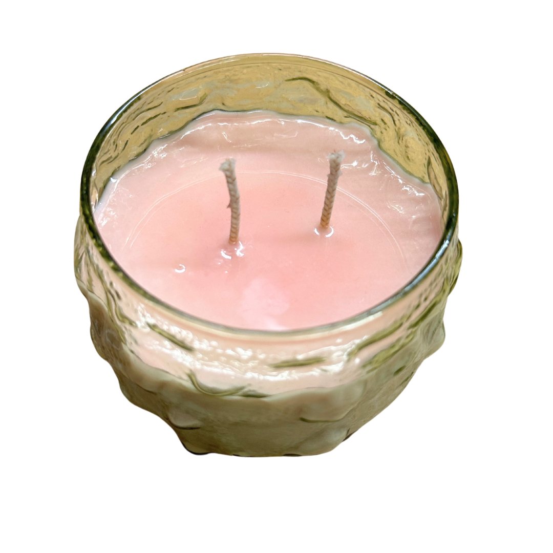 Texured Seafoam Green Glass - Fresh Start Candles