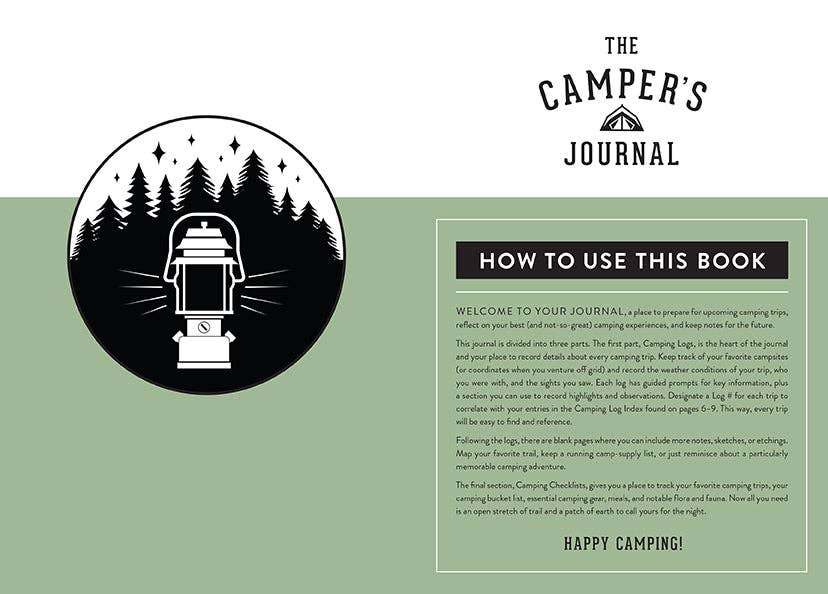 The Camper's Journal - Fresh Start Candles