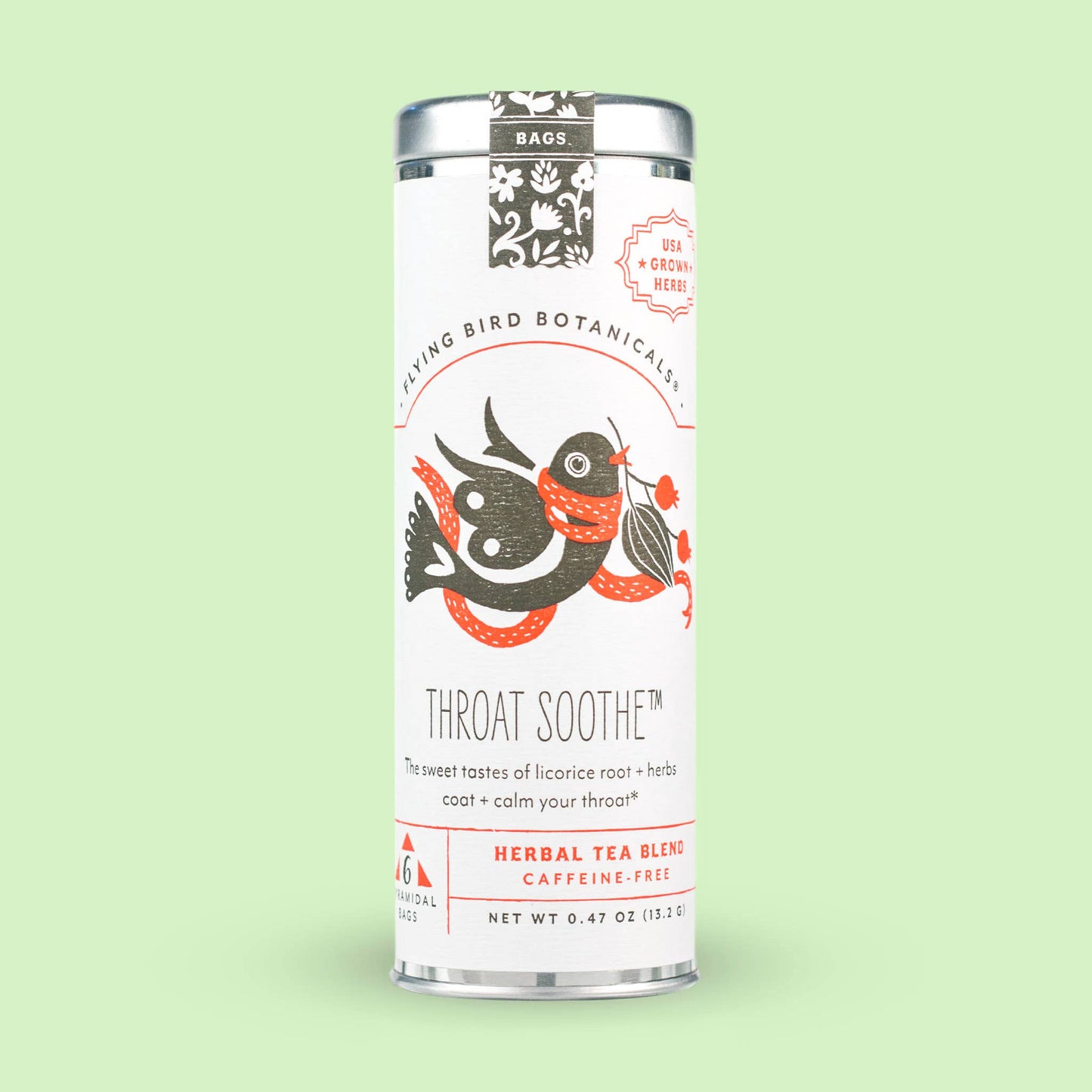 Throat Soothe – 6 Tea Bag Tin - Fresh Start Candles