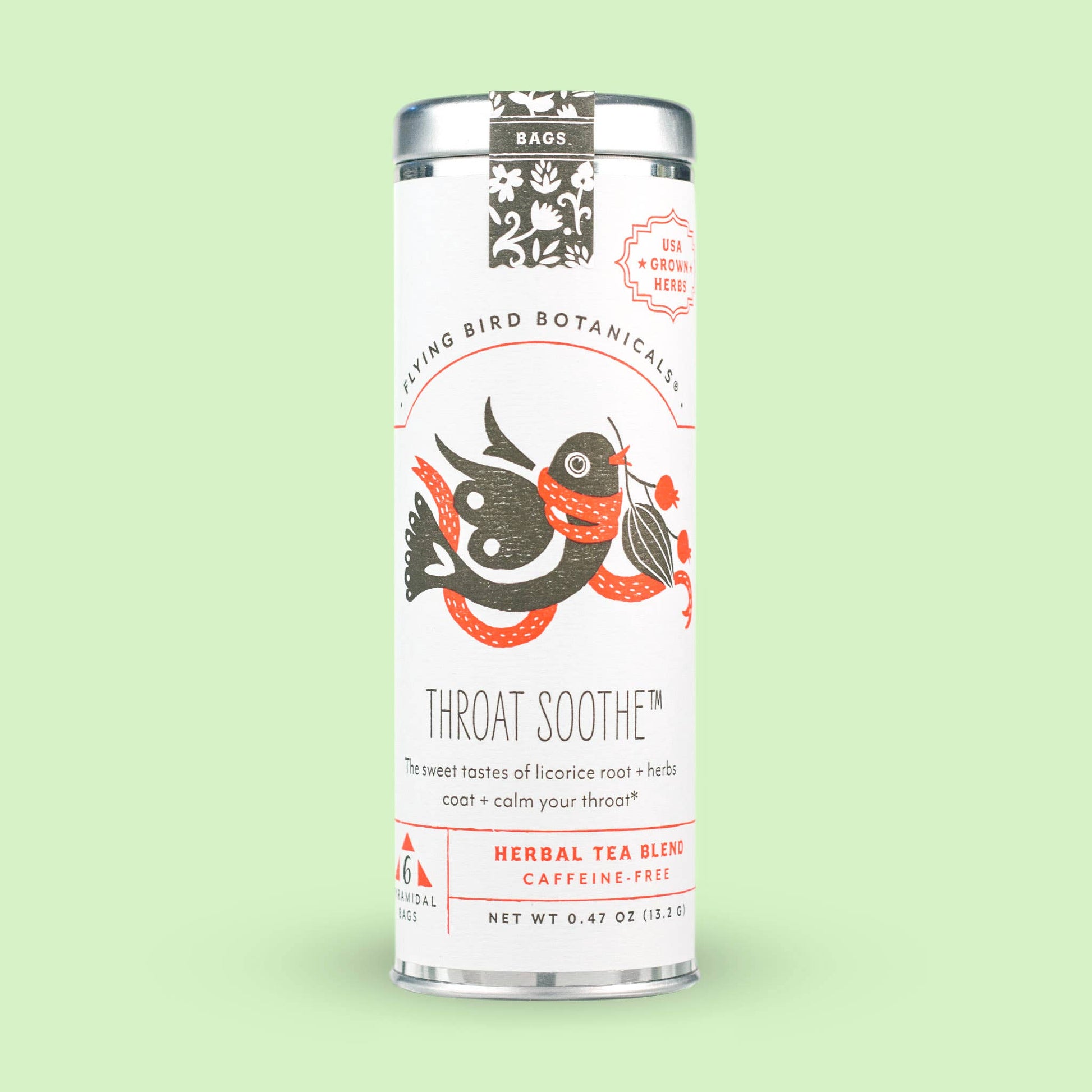 Throat Soothe – 6 Tea Bag Tin - Fresh Start Candles