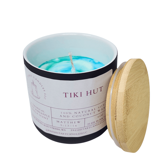 Tiki Hut 8oz - Fresh Start Candles