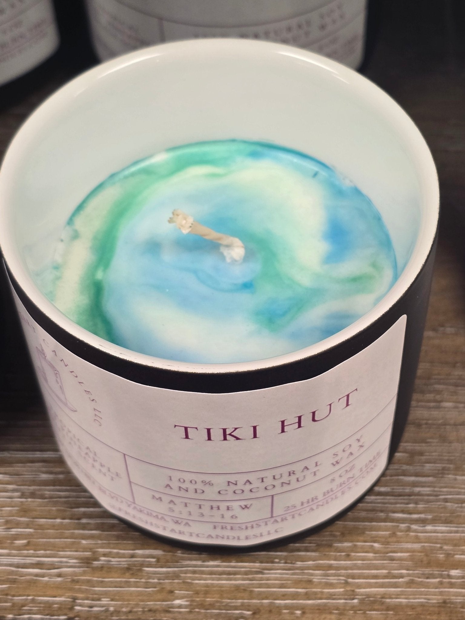 Tiki Hut 8oz - Fresh Start Candles