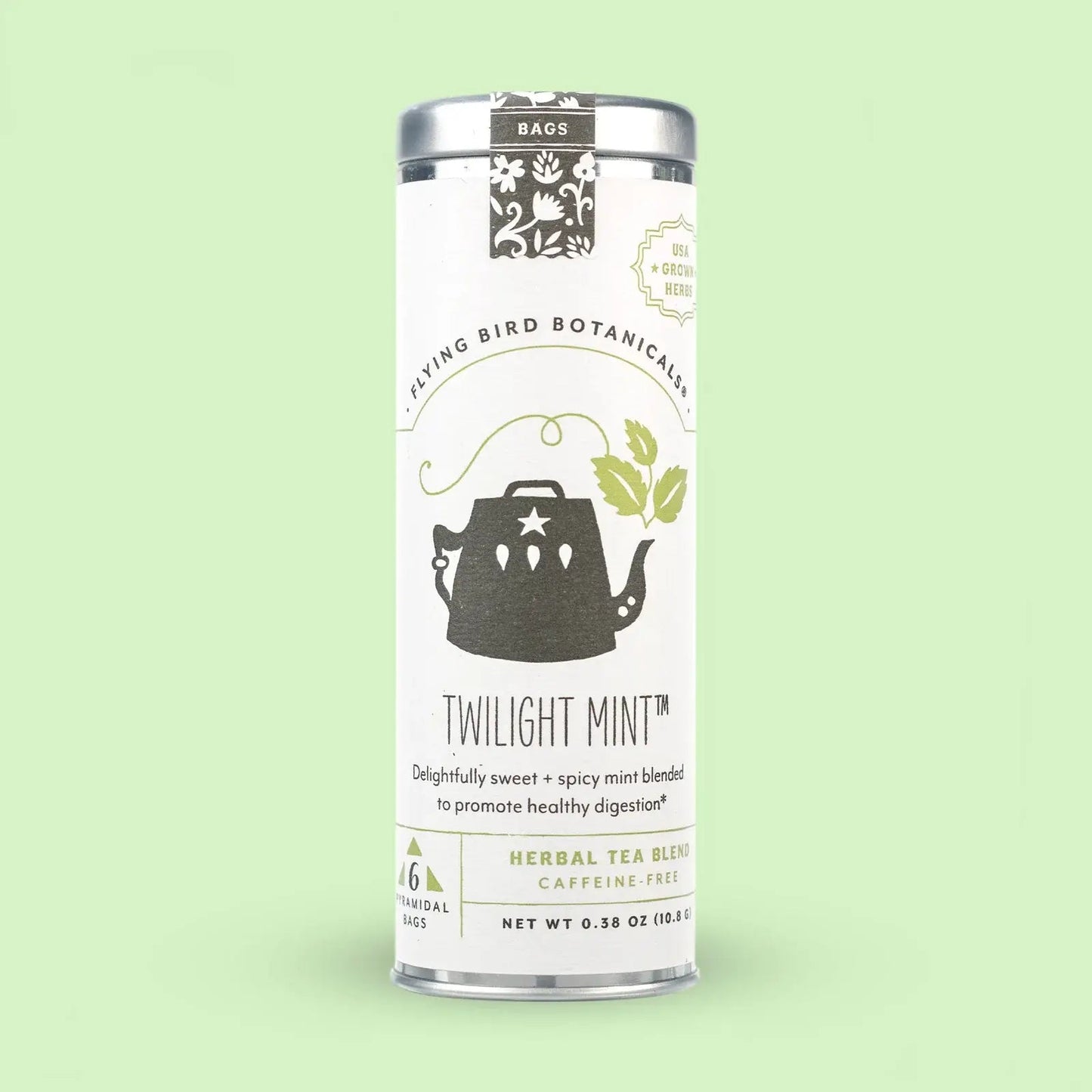 Twilight Mint – 6 Tea Bag Tin - Fresh Start Candles
