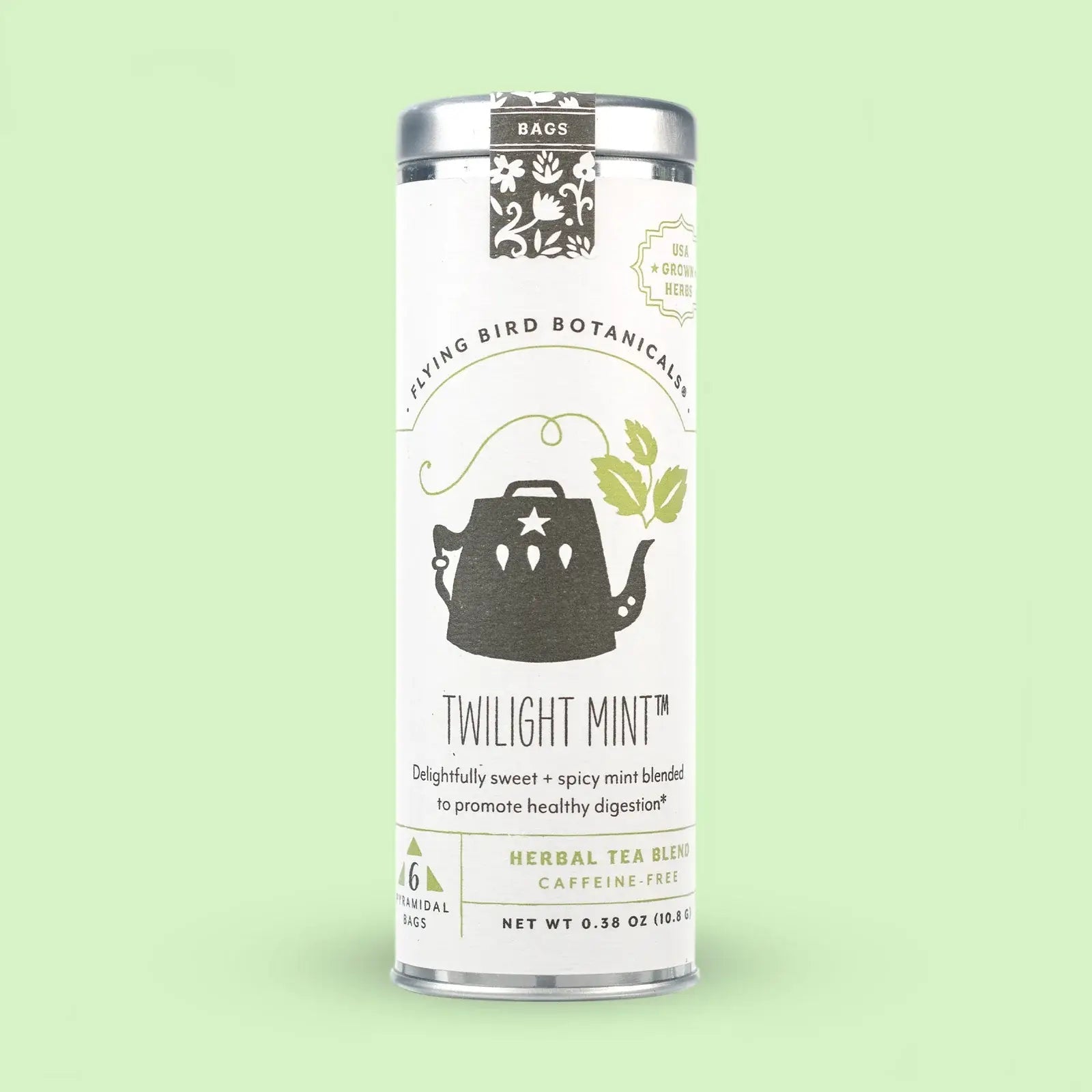 Twilight Mint – 6 Tea Bag Tin - Fresh Start Candles