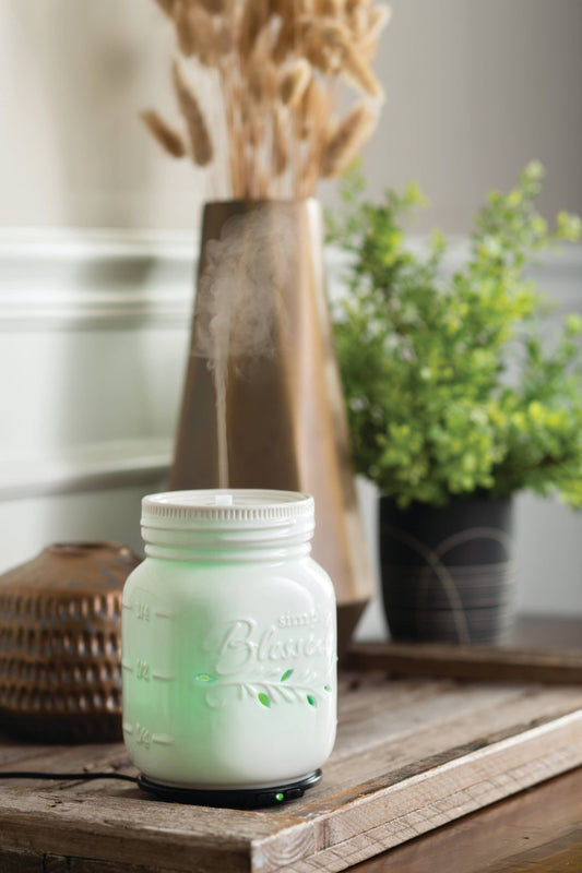 Ultra Sonic Essential Oil Diffuser - Mason Jar - Fresh Start Candles