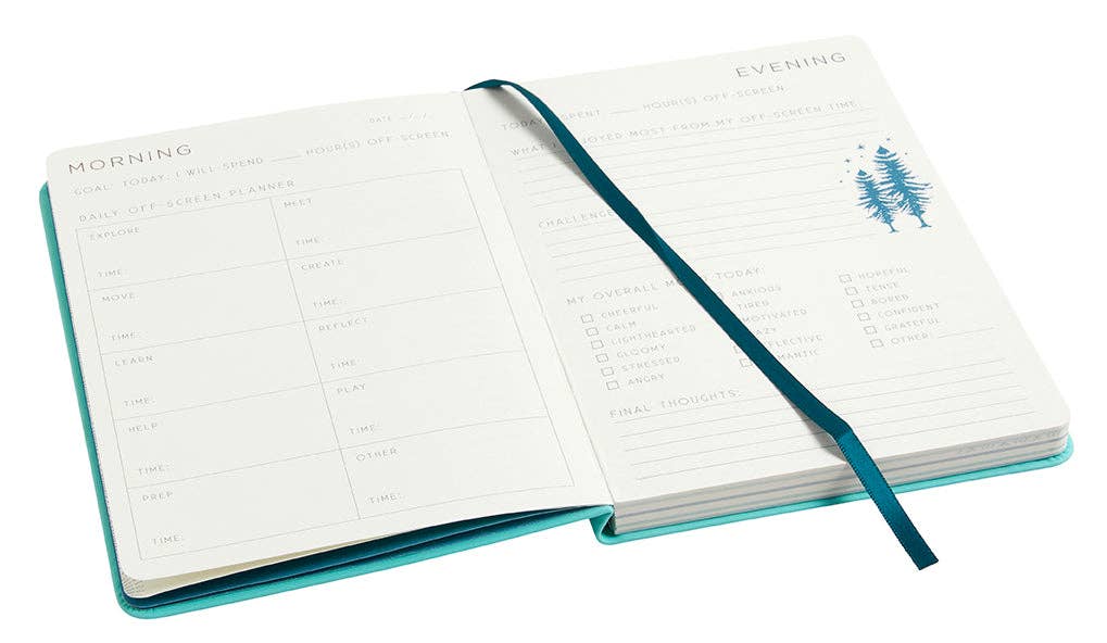 Unplug: A Day and Night Journal - Fresh Start Candles