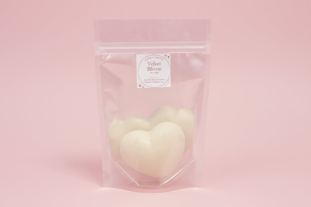 Valentine Heart Shaped Wax Melt 2oz - Fresh Start Candles