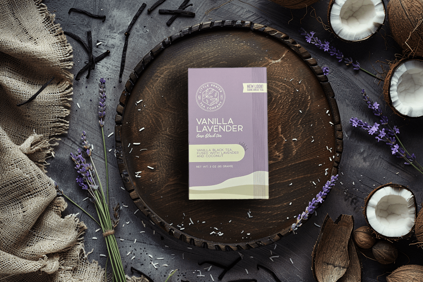 Vanilla Lavender Tea: 3 oz Box - Fresh Start Candles