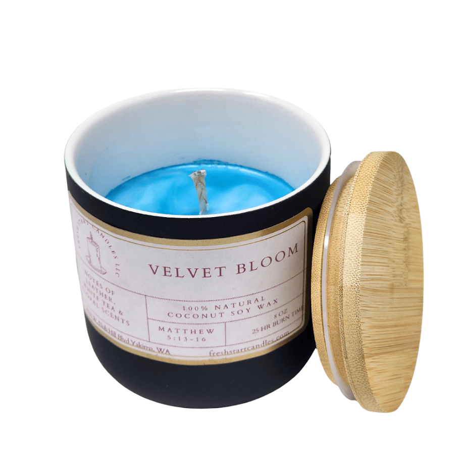 Velvet Bloom 8oz - Fresh Start Candles