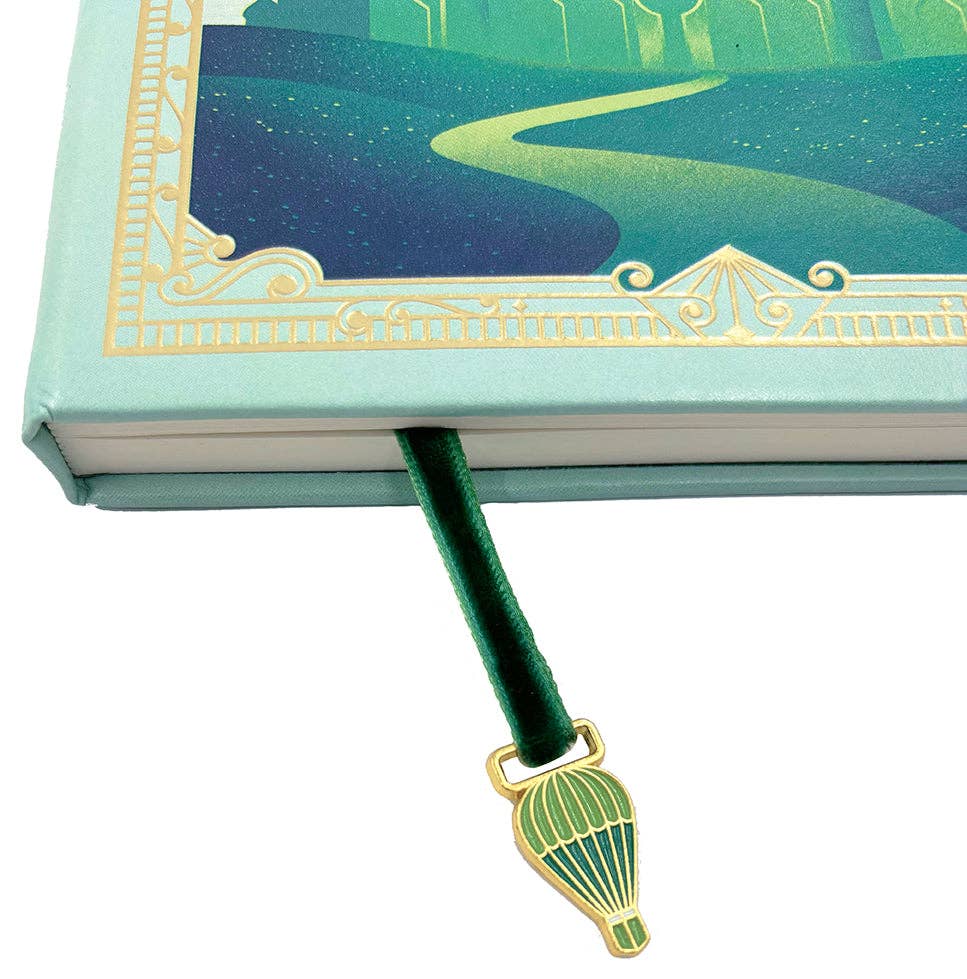 Wicked: Emerald City Journal with Ribbon Charm - Fresh Start Candles